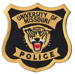 Patch of the University of Missouri Police Department.