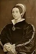 Unknown woman, formerly known as Catherine Howard, 1902, after Hans Holbein the Younger[88][87]