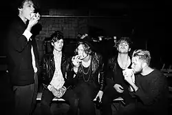 Urban Cone backstage in 2012