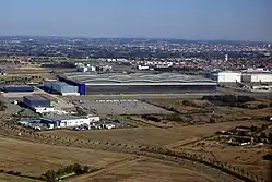 View of Airbus facilities in Blagnac