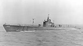 SS-203 Tuna, c. 1941