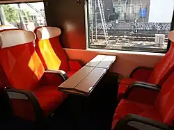 First-class interior of Fyra