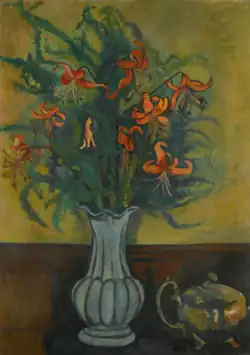 Vase de fleurs et théière, Suzanne Valadon, 1916