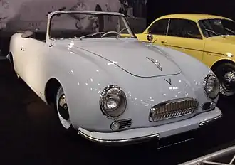 Cabriolet based on a Volkswagen and bodied by Wendler (1957)