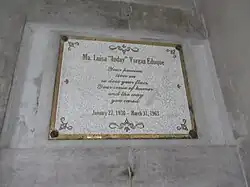 Maria Luisa Inday Vargas Eduque tomb