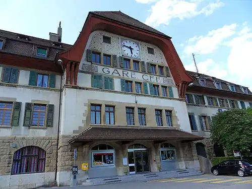 Four-story building