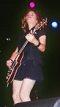 Vicki Peterson performing with the Bangles at The House of Blues in Cleveland, Ohio, on August 30, 2007