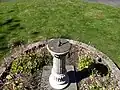 A sundial in the south of the park