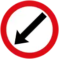 Keep left