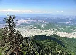 A view of Bursa from the foothills of Mt. Uludağ