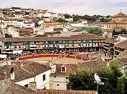 The main square from the Mirador