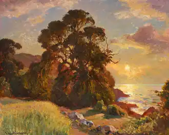 Sunset Over the Sea, Haga, Kullen (1916)