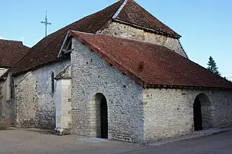 The church in Virey-sous-Bar