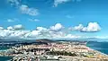 La Línea de la Concepción vistas from the Rock of Gibraltar.