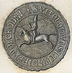 Seal of Vytautas the Great, 1390 (1842)