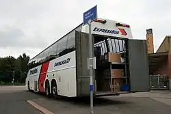 Image 2112006 Volvo 9700HD with walk-in cargo compartment from Savonlinja in Lahti (from Bruck (vehicle))