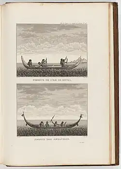 Illustrations of lisi from Voyage de La Pérouse autour du monde (1792)