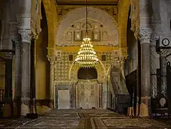 View of the mihrab area