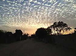 Night view of the town of Diofior