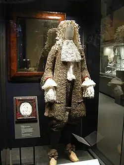 James II's wedding suit