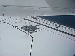Wakkanai Airport during winter