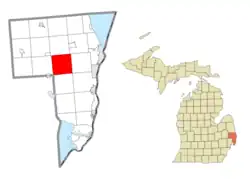 Location within St. Clair County
