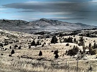 Wall Mountain, southeast face of Big Belt Mountains