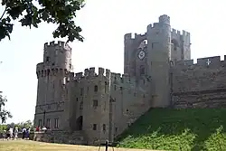 Warwick Castle gatehouse and barbican