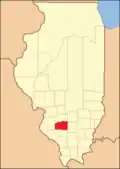 Washington County in 1824, reduced to its current borders by the creation of Clinton County