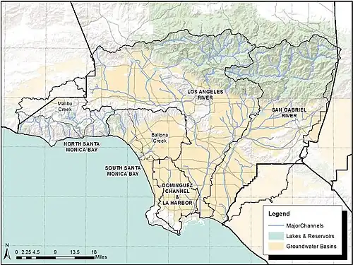 Dominguez Channel is one of the major watersheds of L.A. County
