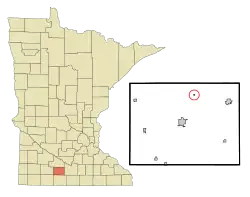 Location of La Salle, Minnesota