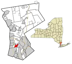 Location of Edgemont, New York