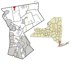 Location of Shrub Oak, New York