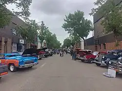 Show and Shine Car show on 3rd Street (Main Street)