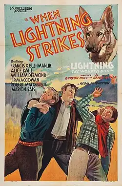 Poster for When Lightning Strikes (1934)