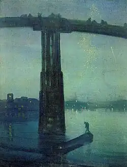 James Abbott McNeill Whistler, Nocturne: Blue and Gold – Old Battersea Bridge, 1872–1875