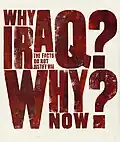 Iraq war demo poster for The Guardian