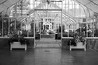 View of the conservatory.