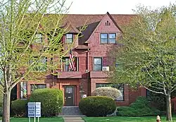 Residence of William F Harris in E Jefferson Avenue