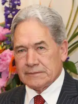 Winston Peters in 2023