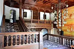 Interior of the castle