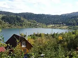 View of the lake from Wolkowyja.