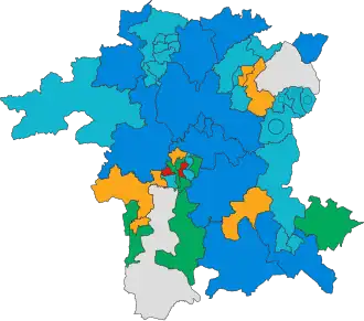 2025 results map