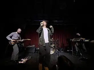 YHWH Nailgun performing in 2025