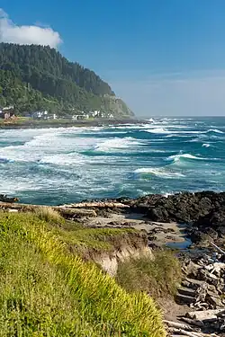 Yachats SRA, looking south towards Cape Perpetua.