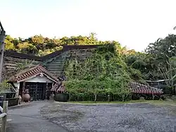 The Yachimun House is used for pottery workshops and to sell local liquor.