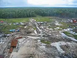 Oil extraction in Kargasoksky District