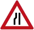 122: Road Narrows from Left