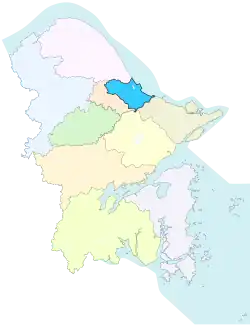 Zhenhai District in Ningbo City