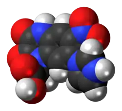 Space-filling model of zonampanel